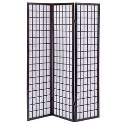 3 Panel Wood Folding Privacy Room Divider