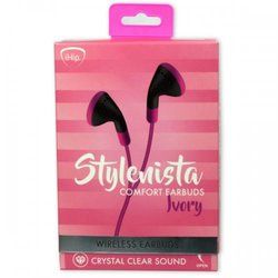 Ihip Pink Stylenista Wireless Bluetooth Earbuds (pack of 2)