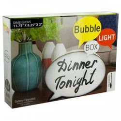 Bubble Light Box Message Board With Marker (pack of 2)