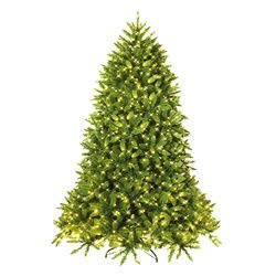 7.5 Ft Pre-lit PVC Christmas Fir Tree with 700 LED Light