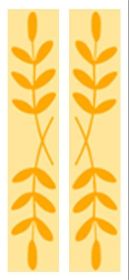 Night Reflective Digital Label Mailbox Envelope Reflective Film Sticker (Color: Gold Leaves-2)